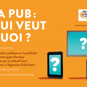 Consultation publique : ressenti sur la place de la publicité dans la métropole nantaise