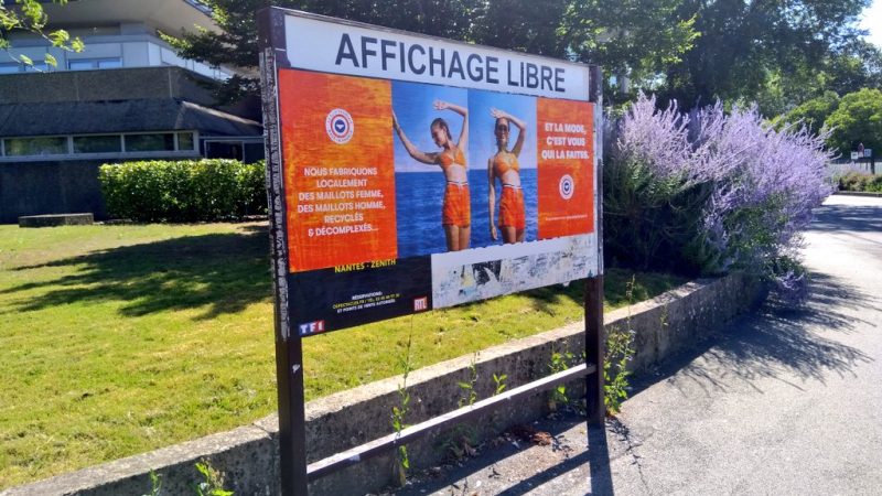 Le Slip colle illégalement dans les rues de Nantes